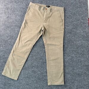 Banana Republic Aiden Slim Fit‎ Chino Pants Mens 36x31 Beige Stretch Casual